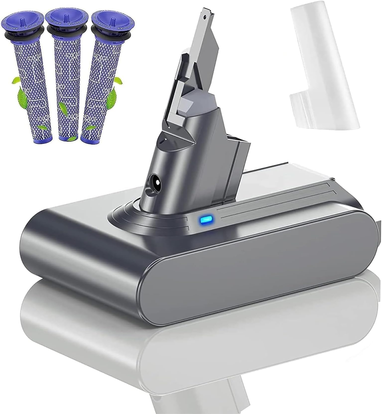 Verbesserter 6,0 Ah Akku Für Dyson V11 - Kompatibel Mit Schraubmodellen