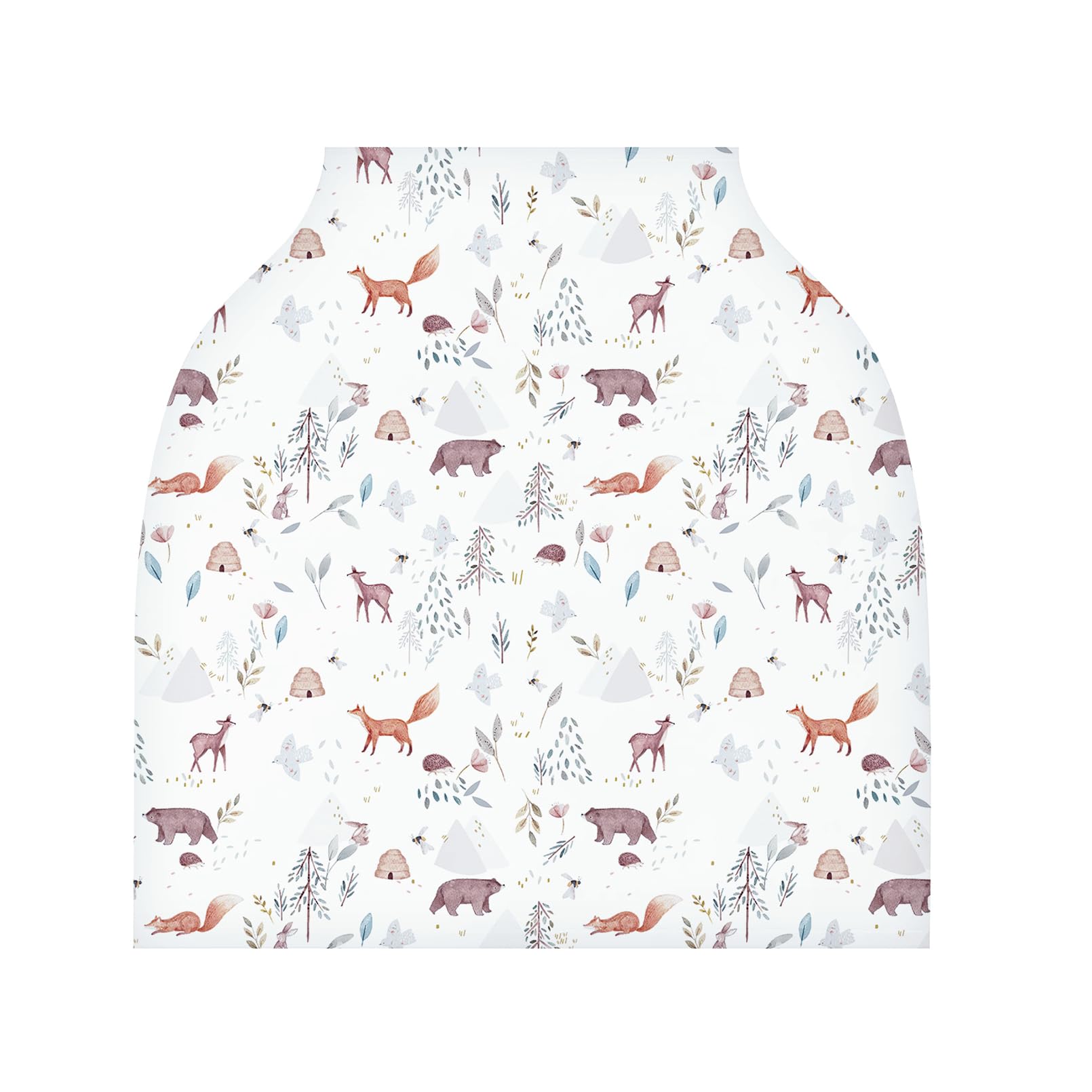 Funda de lactancia para recién nacidos, multiusos, para cochecito de bebé, unisex, funda de asiento de coche, funda para carrito de compras, para bebé niño y niña (animal 2)