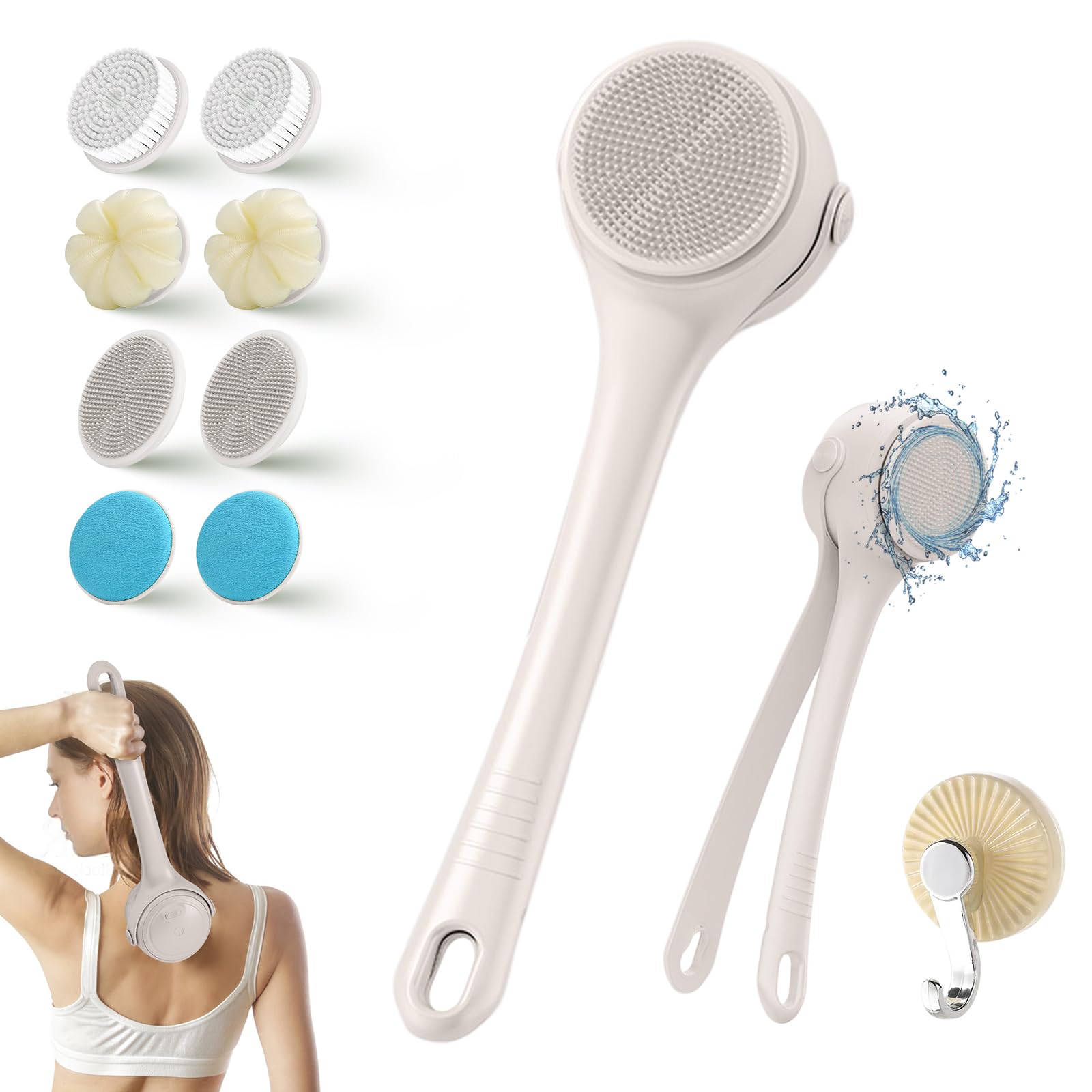 Electric Body Brush Back Scrubber