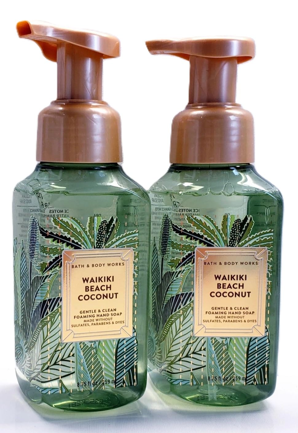 Bath and Body Works Gentle and Clean Foaming Hand Soap 8.75 oz each - Pack of 2 (Pink Pineapple Sunrise)