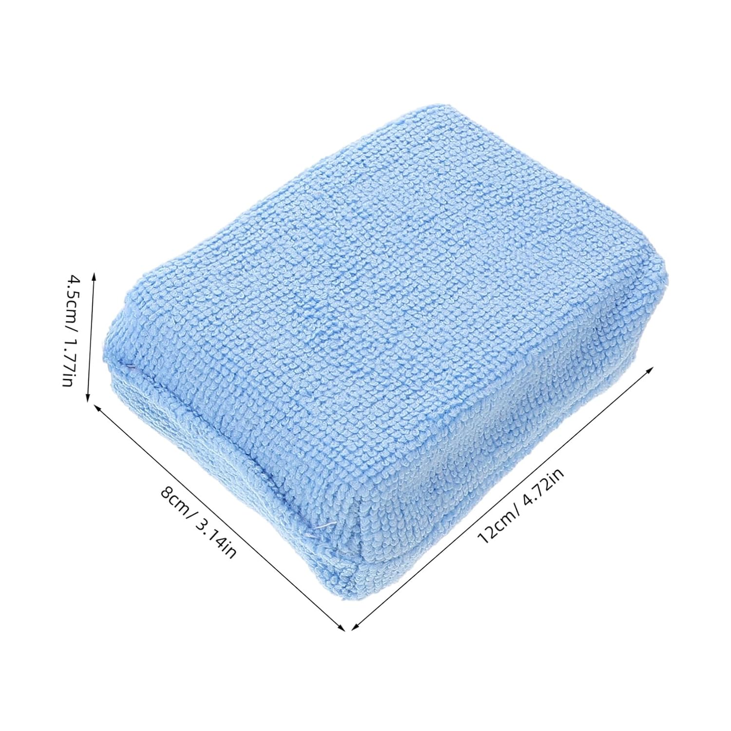 VALICLUD 10pcs Car Waxing Applicator Pads Durable Polishing Tools for Car Detailing and Windshield Cleaning Portable Design for Scratch Removal and Maintenance