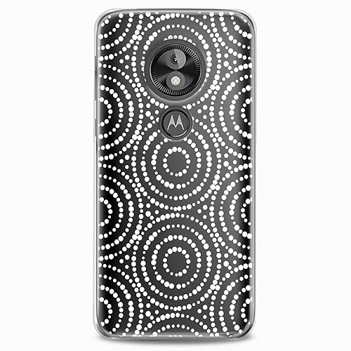 Miniatura 7 de Cavka Funda de poliuretano termoplástico compatible con Motorola G9 G8 Plus G7 E20 P40 Z4 Edge 20 G22 Stylus blanco y negro con lunares bonitos