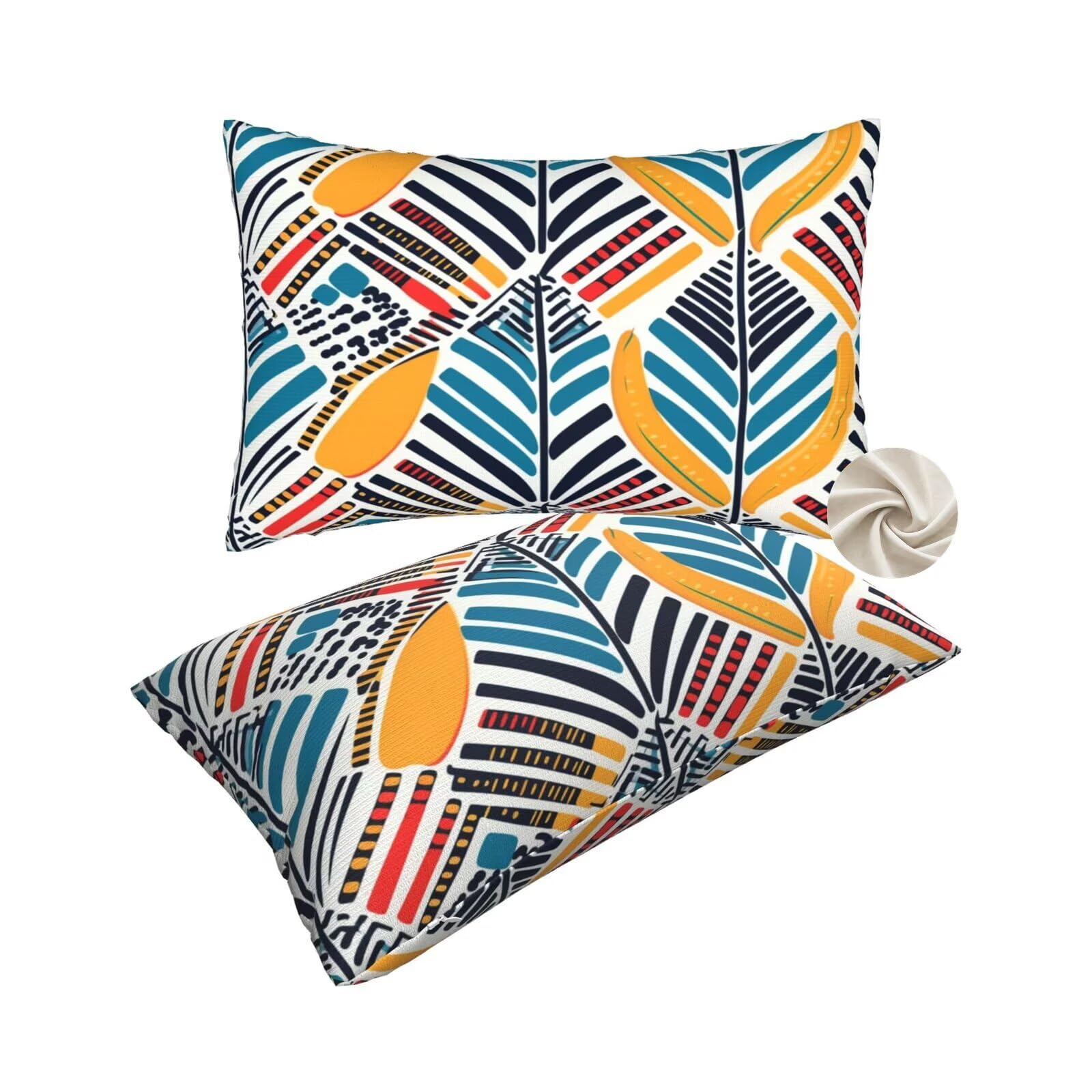 Housses de coussin 60x90 cm lot de 2 housse coussin art moderne canapé lit