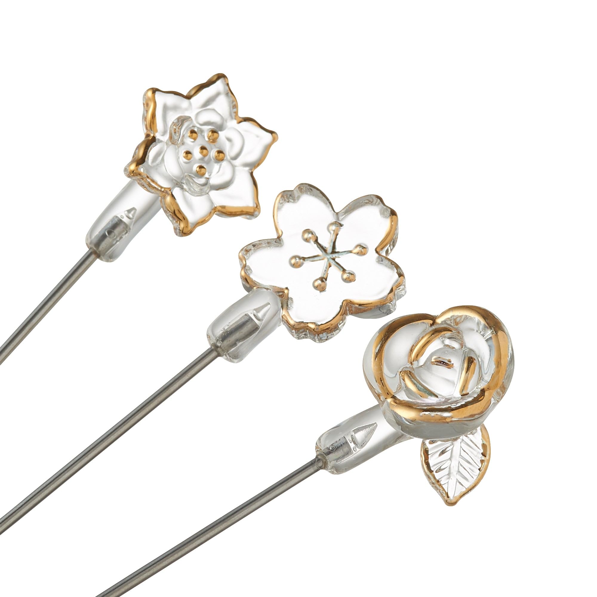 【ドイツ】薔薇のピック 7本セット 【純銀】 オードブルピック ドイツ】薔薇のピック 7本セット 【純銀】 オードブルピック