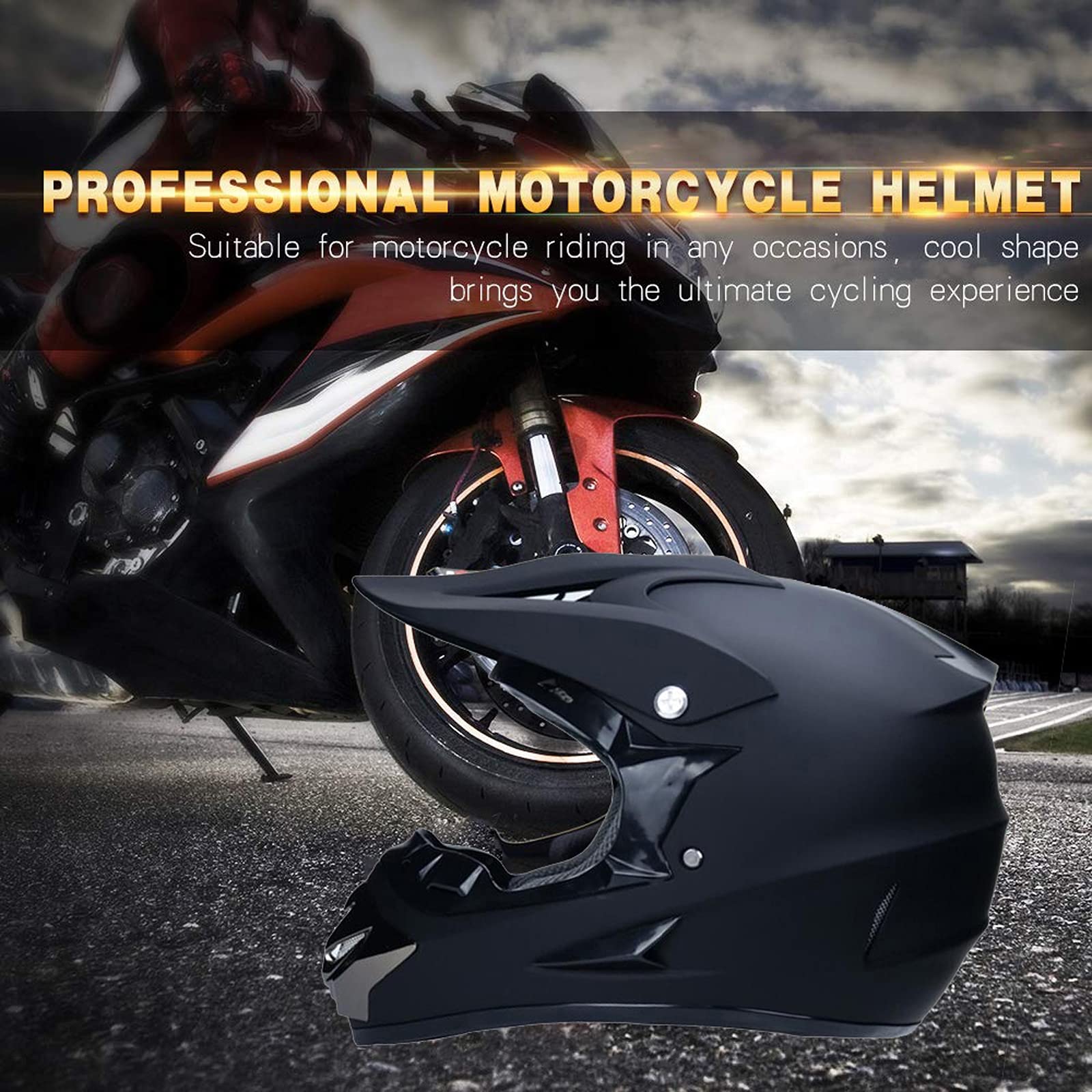 ILM Motorfiets Helm Kinderen Motocross Fietshelm met Veiligheidsbril Masker Handschoenen Jongen en Meisje ECE Model Z705,BUBBLEGUM,S ILM Motorfiets Helm Kinderen Motocross Fietshelm met Veiligheidsbril Masker Handschoenen Jongen en Meisje ECE Model Z705,BUBBLEGUM,S