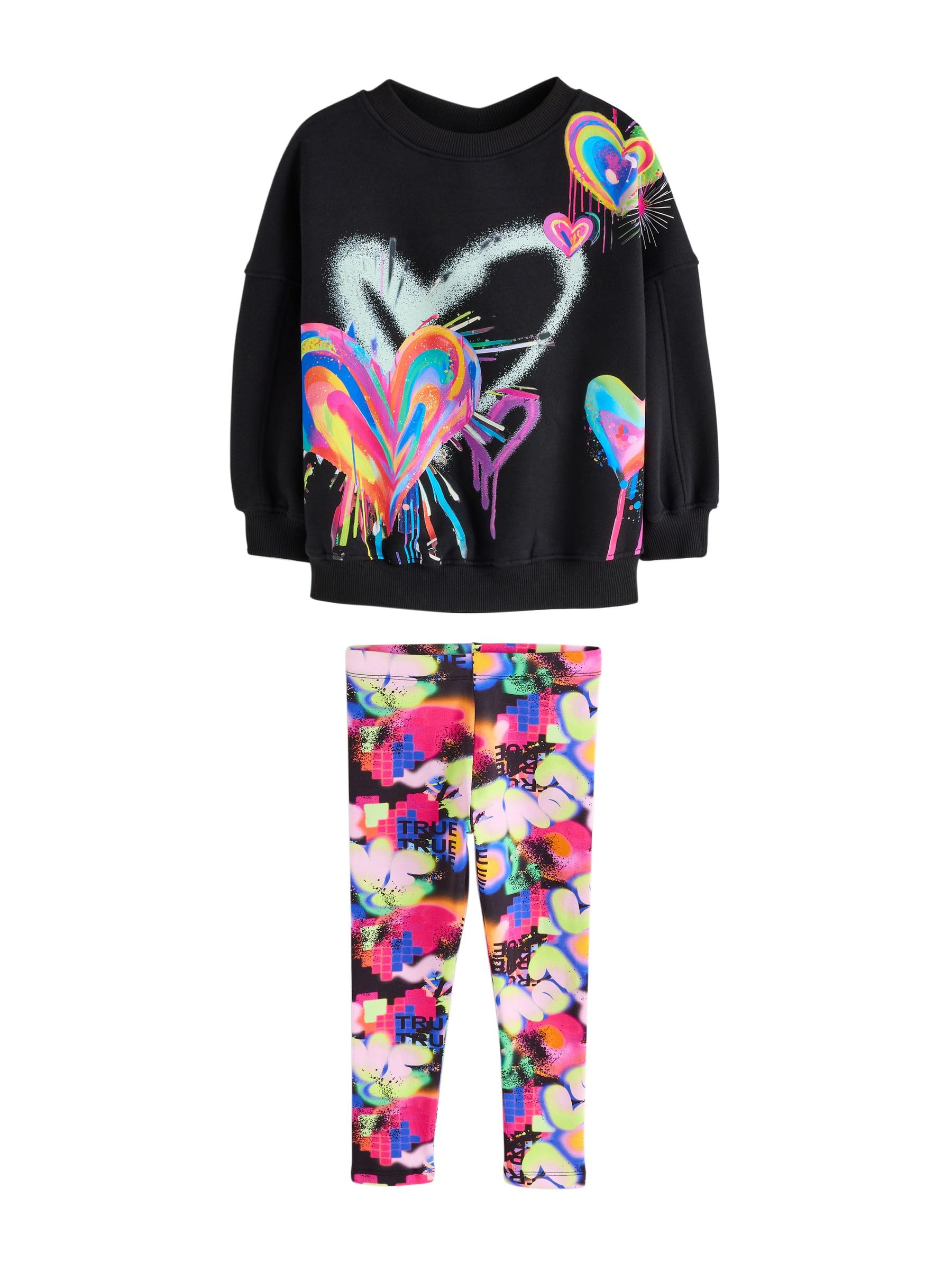 NEXT Starsze dziewczynki Bluza i legginsy w komplecie