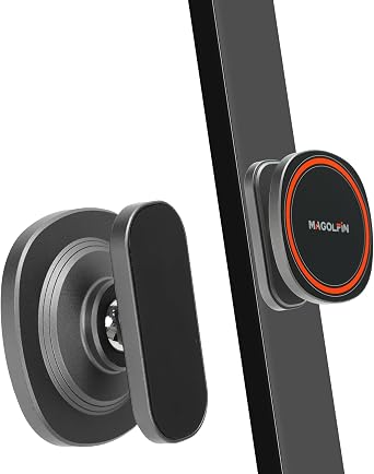 Aluminum Alloy Magnetic Phone Holder for Gym with N52 Magnets, Gym Accessories Compatible with MagSafe iPhone 17 Pro Max Plus 16 15 14 13 12, Home Gym Accessories, Gym Gifts for Men