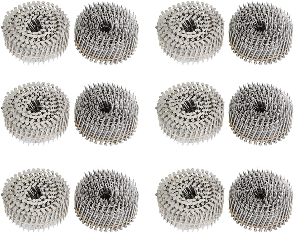 Replacement-Parts For 3600Pack 15 Degree Wire Coil 1-3/4” ×.09" Ring Shank Stainless Steel Siding Nail Mod-W91R-2361