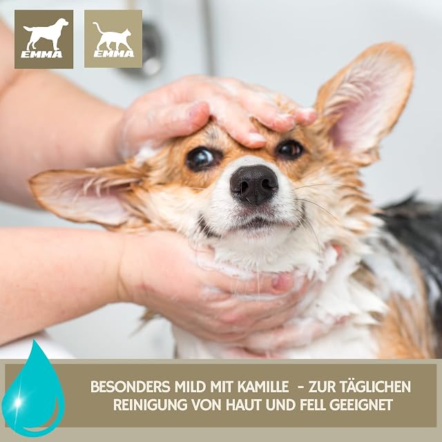 Foto 6 de 8 de Champú para Perros y champú para Gatos de pH Neutro con manzanilla I Champú para el Cuidado de la Piel…
