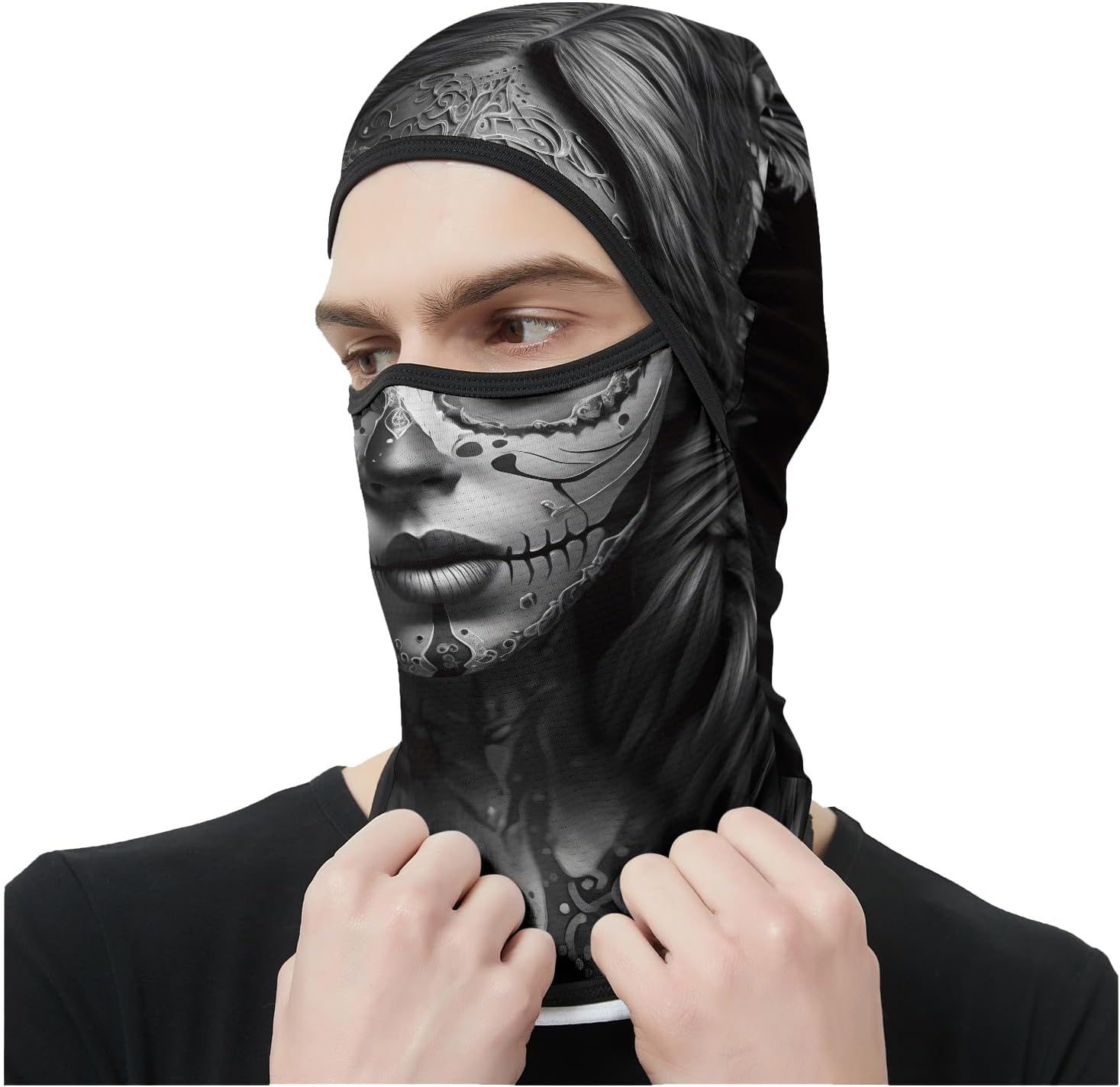 Obacle Balaclava Face Mask Men Women for Sun Protection Motorcycle Fishing Raves