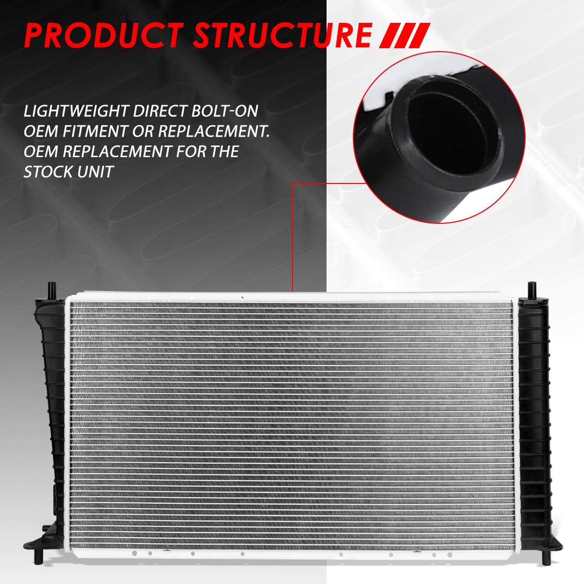 Auto Dynasty Radiator Compatible with 1999-2004 Ford F150-F350 Heritage Super Duty Lobo Expedition Lincoln Navigator Blackwood 4.2L 4.6L 5.4L AT MT, DPI 2257 1-Row Cooling Radiator, Aluminum Core