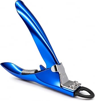 Resco Guillotine Dog Nail Clippers for Large Dogs, Electric Blue