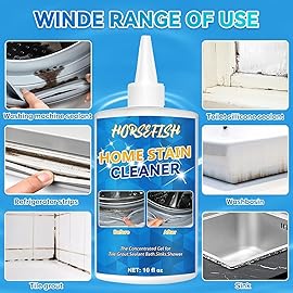 Washing Machine Cleaner, 10 Fl Oz Household Home Remover Gel for Washing Machine, Refrigerator Strips, Cleaner For Tiles Grout Sealant Bathroom Cleaning Home Kitchen Sinks Cleaning Grout Cleaner