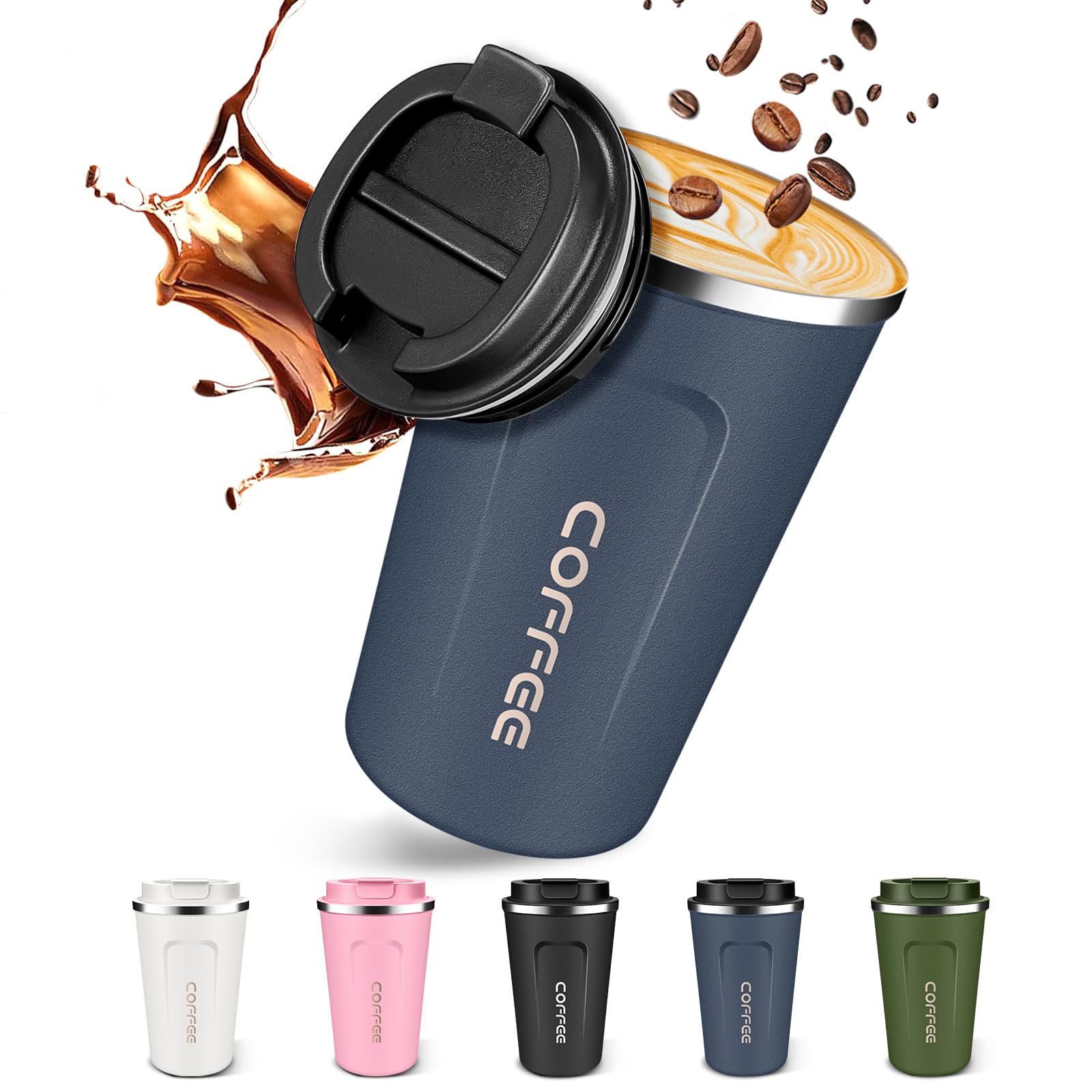 弁当箱・水筒 Cafe Kitsune/(U)COFFEE CUP THERMOS 500ML MAISON KITSUNE｜Cafe Kitsune/(U)COFFEE CUP THERMOS 500ML