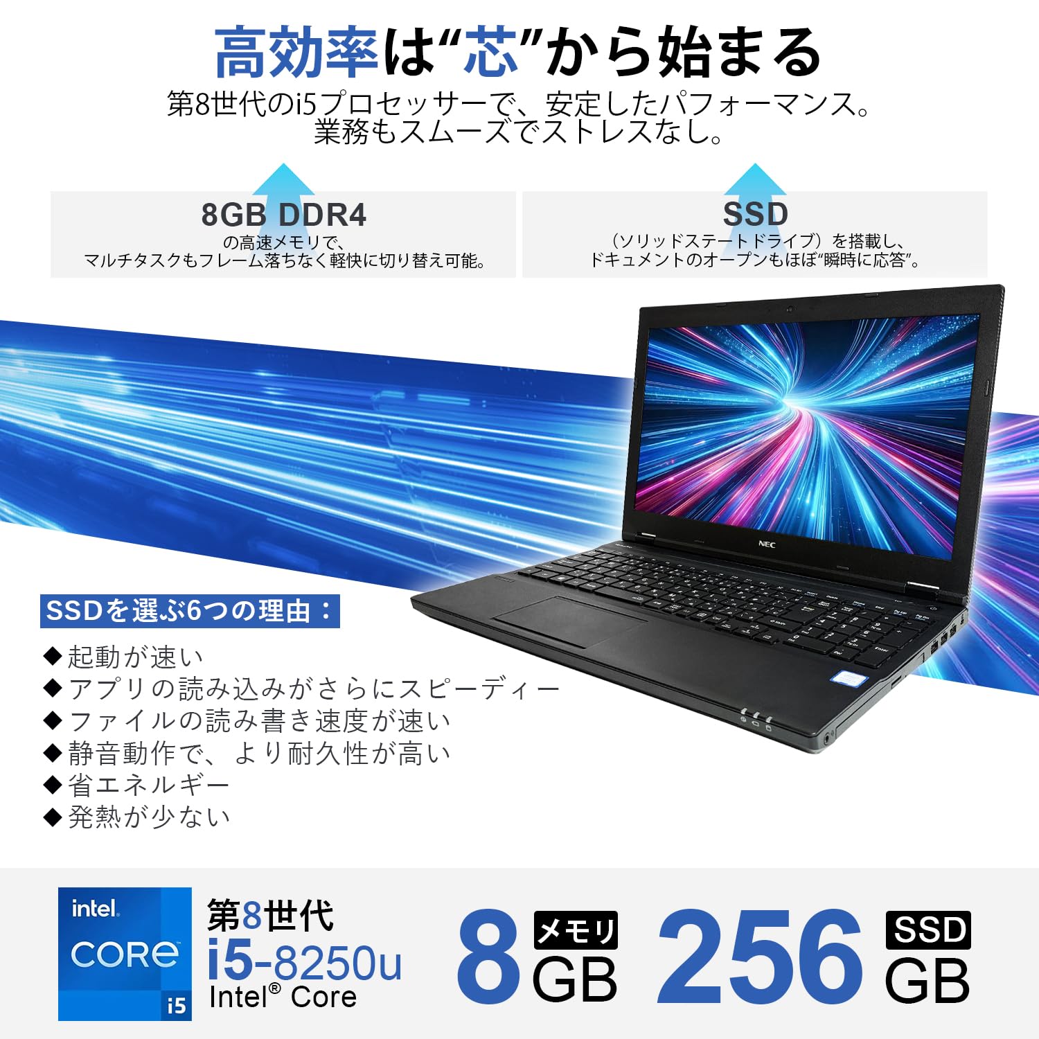 Amazon.co.jp: 【整備済み品】NEC ノートパソコン 中古 VersaPro