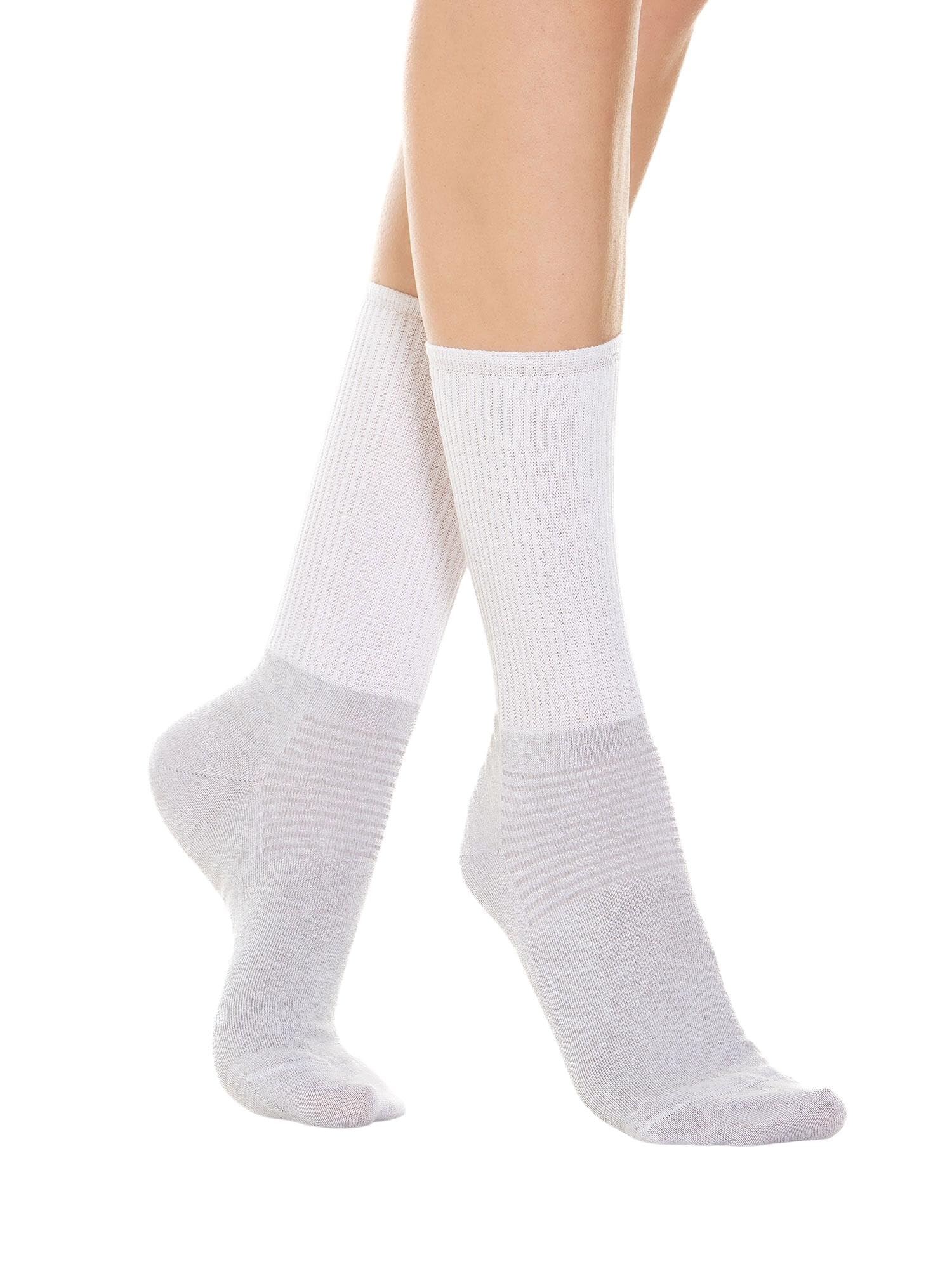 Relaxsan 550 Socken für Diabetiker Herren und Damen, Gesundheitssocken ohne Naht, ohne Gummi, Baumwolle und Silber