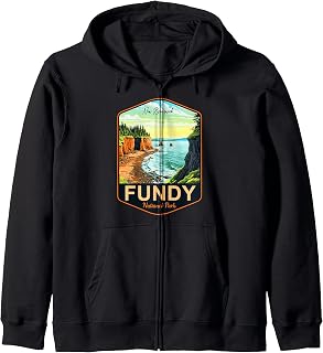 Fundy National Park New Brunswick Nature Outdoor Zip Hoodie