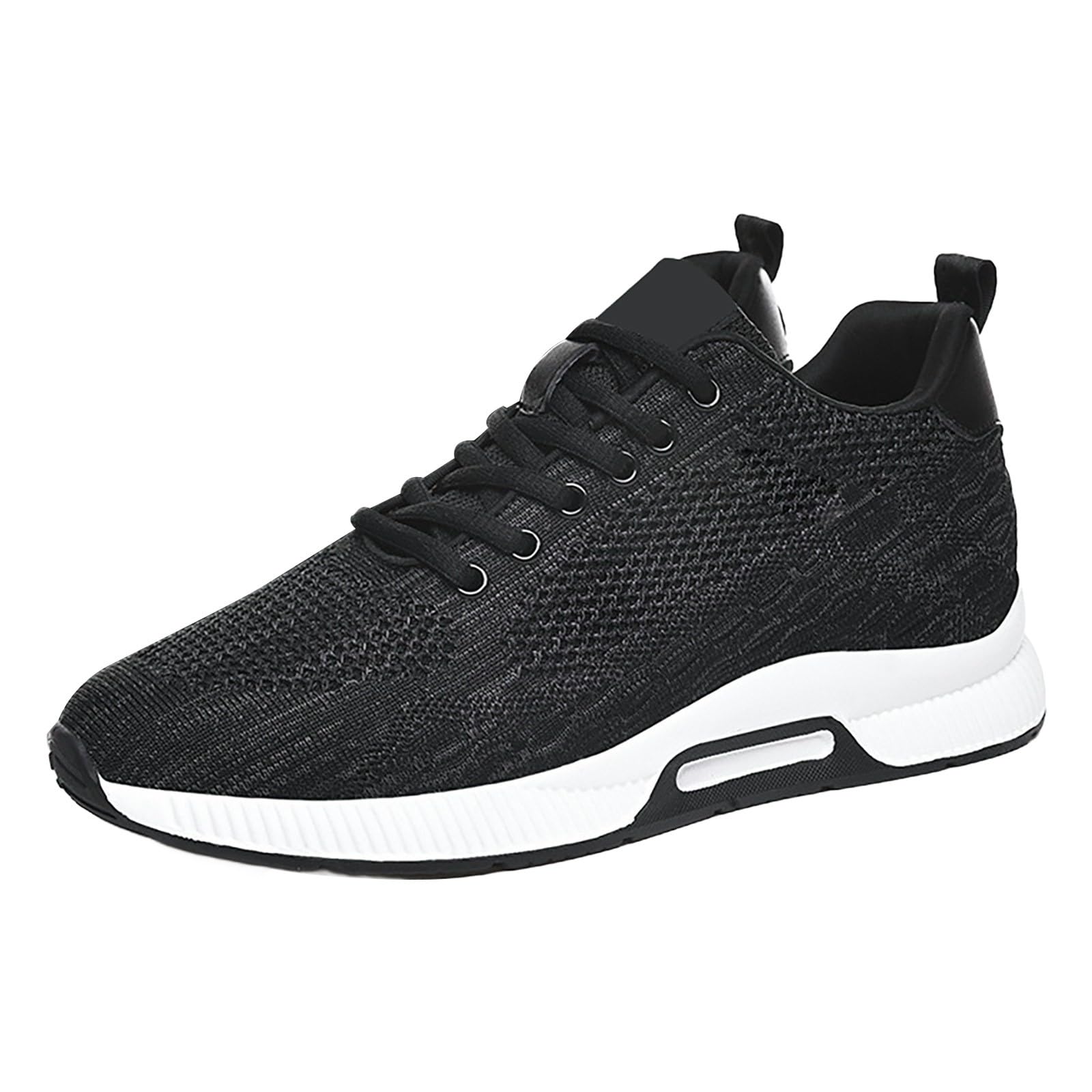 Height Boosting Shoes for Men Height Boosting Shoes Height Increasing Shoes Men's Invisible Height Increasing Elevator Shoes - Ultra Light-Weight Lace-up Sporty Walker - 2.8 Inches Taller