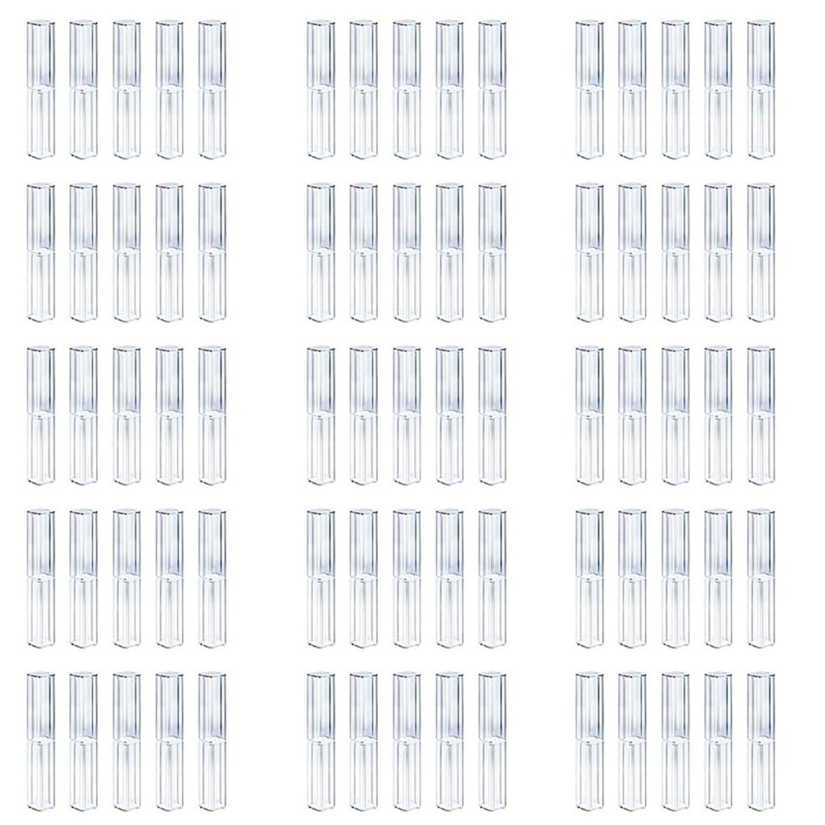 Jnchdghwa 75Pcs Clear Acrylic Pencil Case, Reusable Pen Gift Box Empty Plastic Pen Storage Container Pencil Packaging Box Set