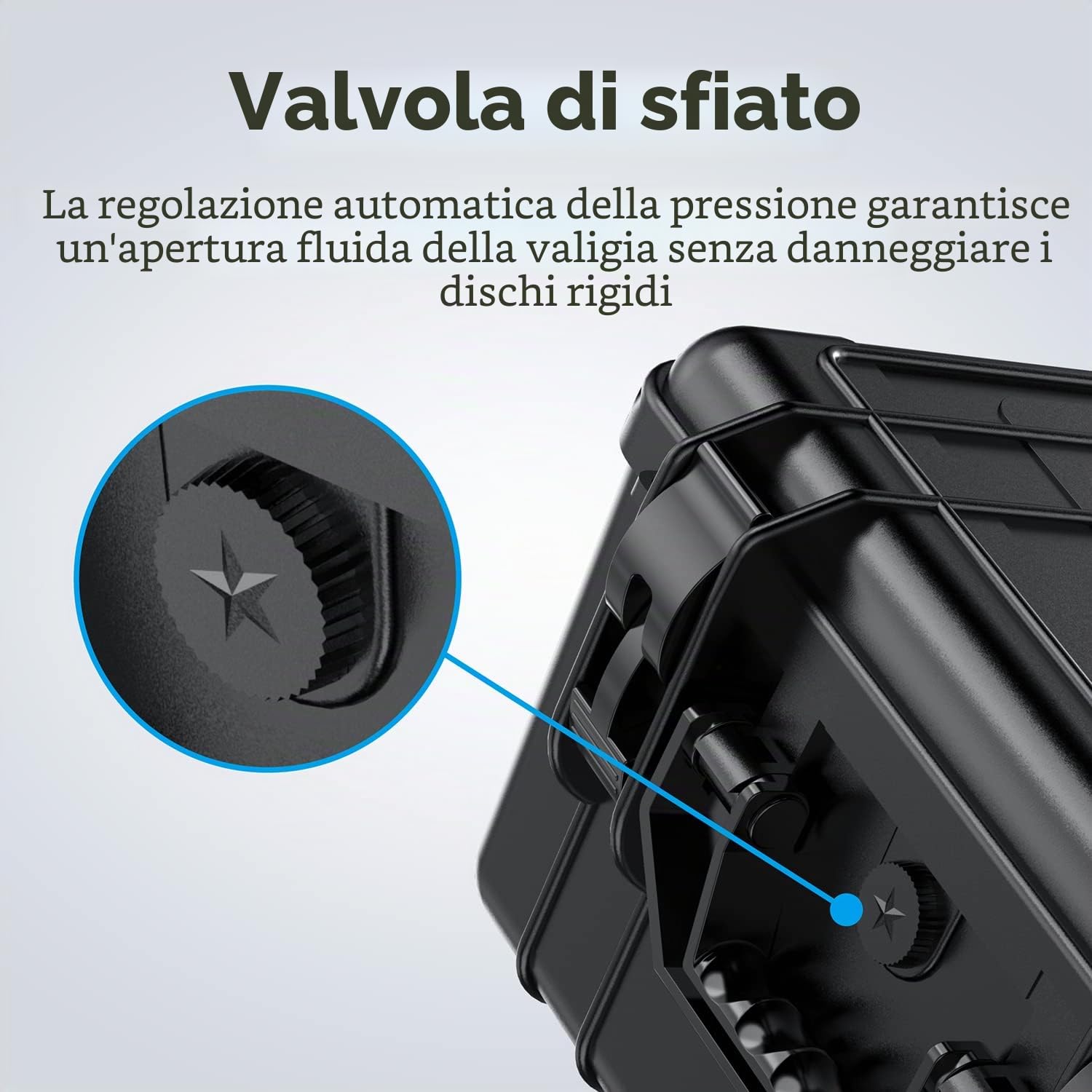 GRAUGEAR Custodia protettiva per hard disk da 3,5" e 2,5" e M.2 HDD/SSD, custodia per hard disk fino a 19 dischi, resistente agli urti, resistente al calore, impermeabile