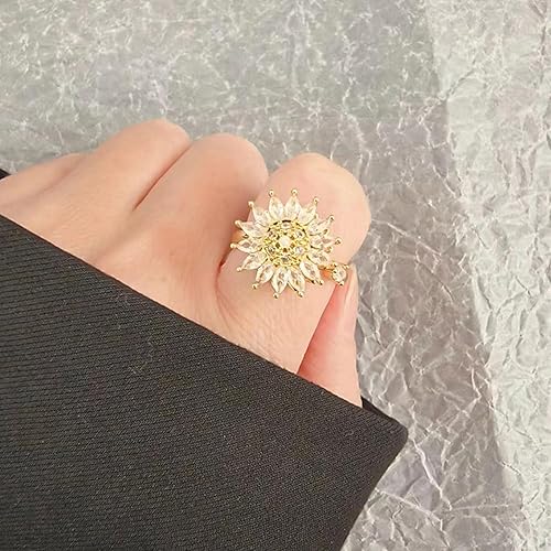 Miniatura 3 de 925 Sterling Silver Ring Minimalist Adjustable Rings Band Handmade Rings for Women Girls
