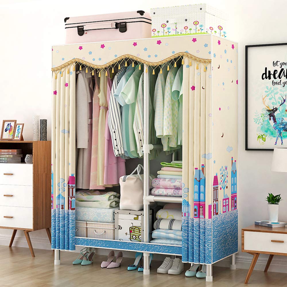 Organisateur debout de chambre pour optimiser le rangement des vêtements