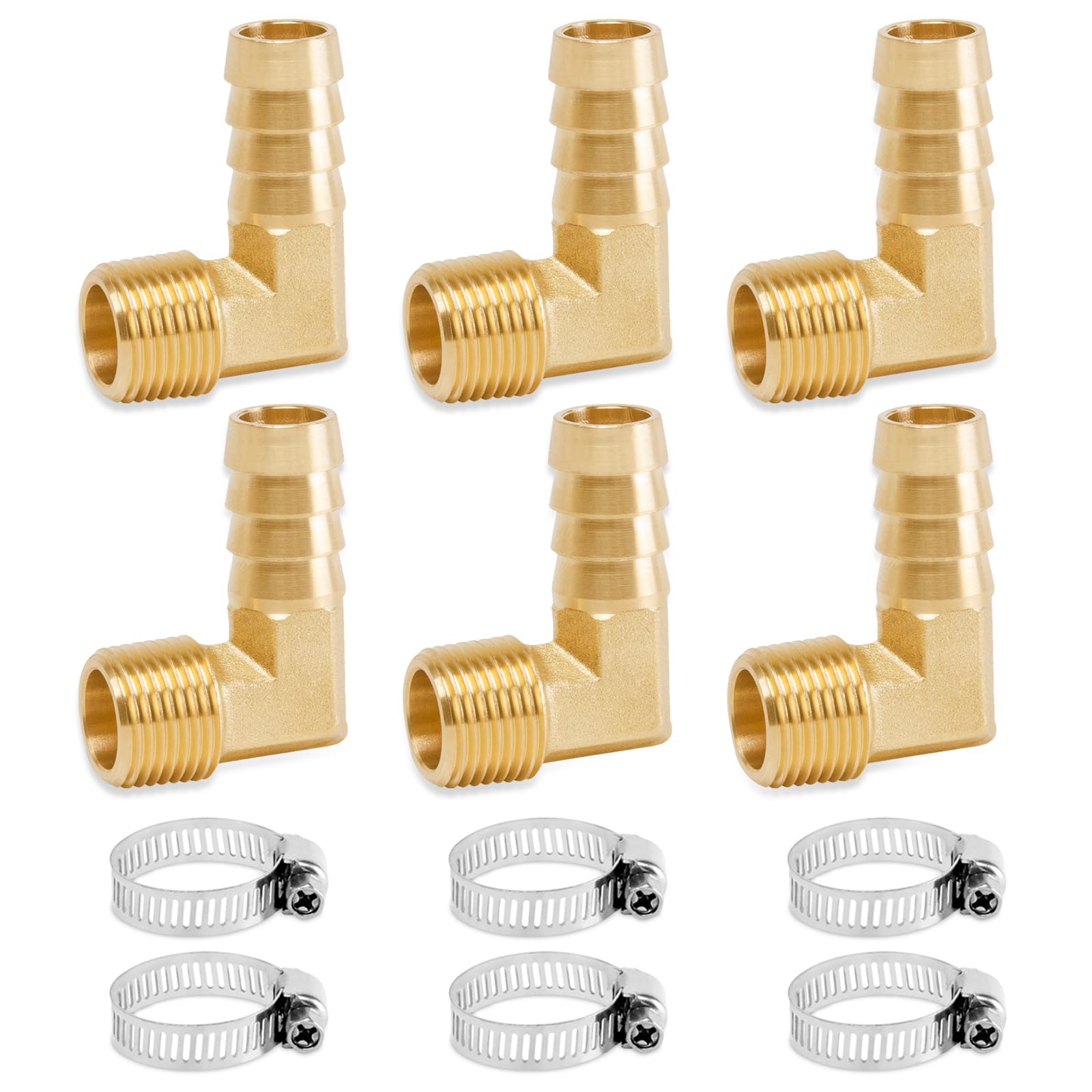 Raccords de tuyau d air en laiton pour connecter un compresseur en espace restreint