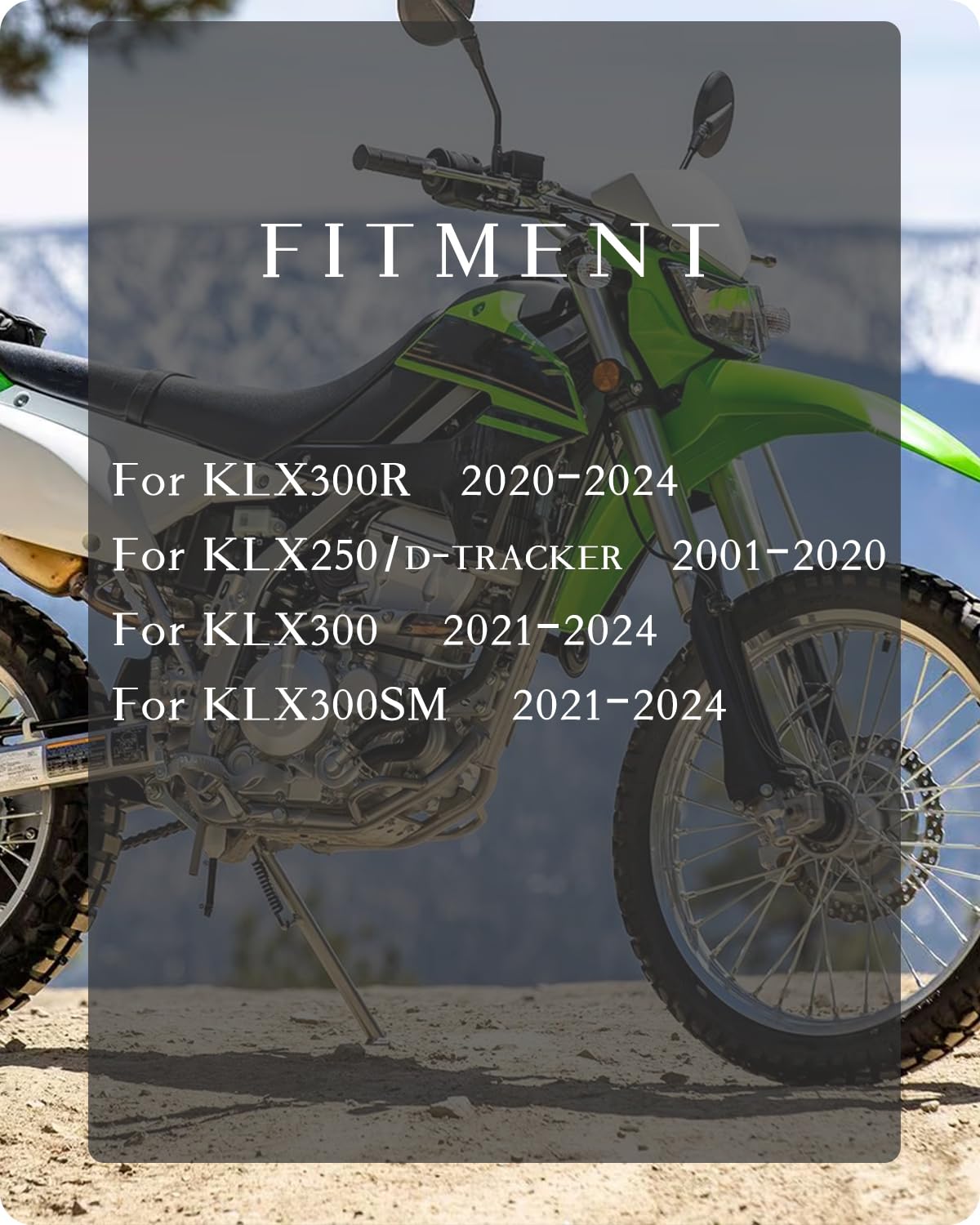 Leve Freno E Frizione Pieghevoli Per Kawasaki KLX300R | 2022-2023-2024 | Alluminio Anodizzato Verde