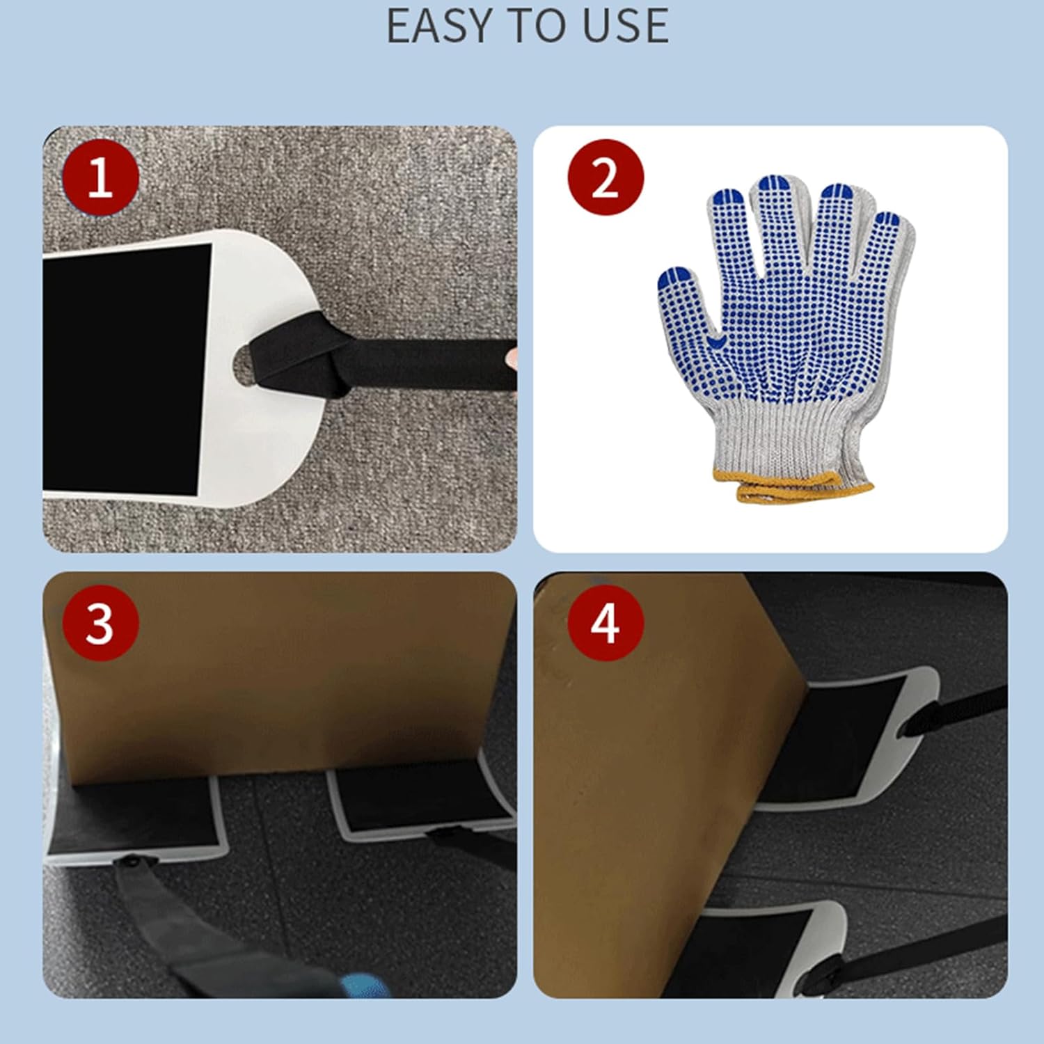 Furniture Gliders for Carpet - | Heavy Duty Appliance and Furniture Slider Tool, Large Load-Bearing Moving Sliders for Carpet, Concrete, Tile, Wood Floors, Easy Floor Protection and Moving Aid