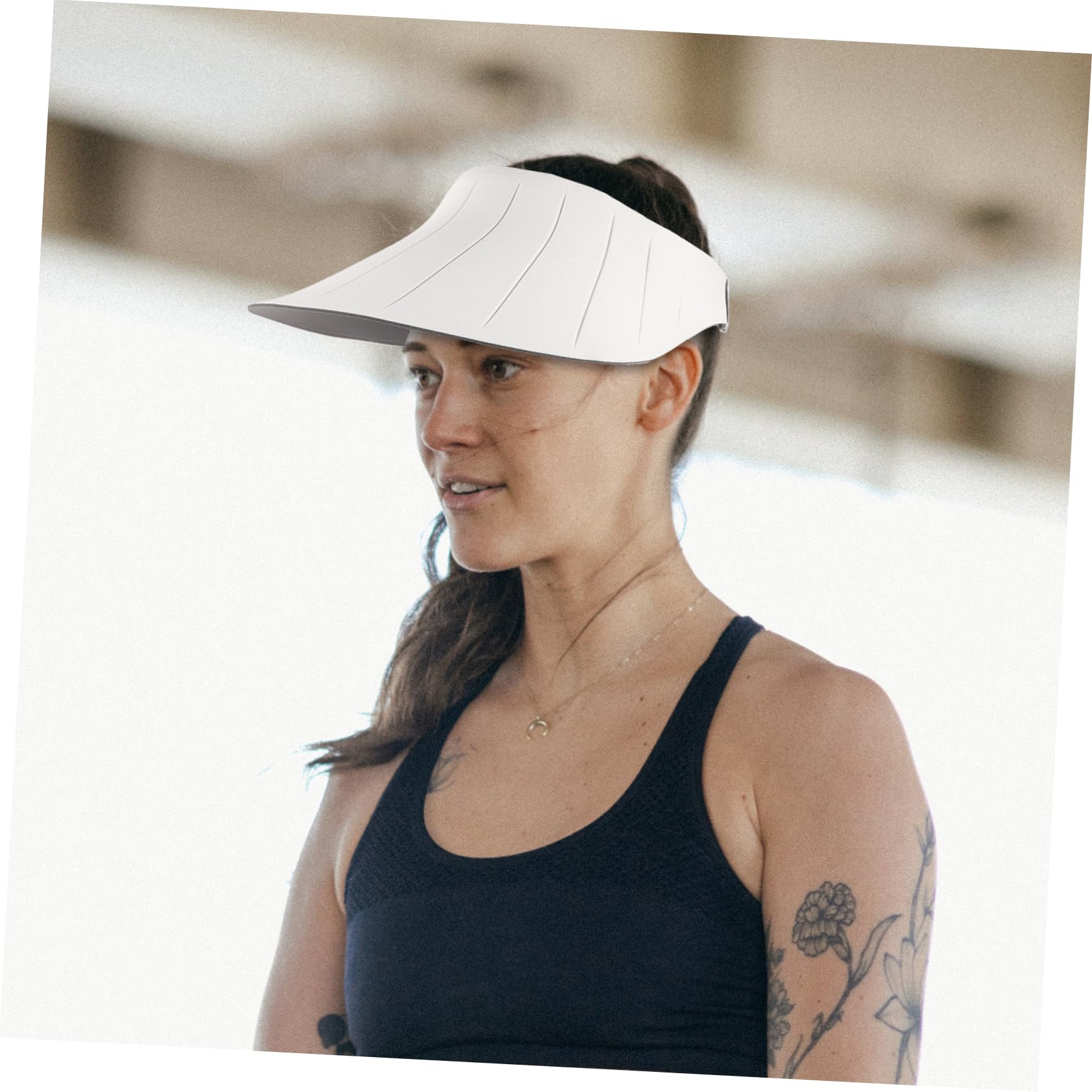 BESTonZON Sombrero de Playa para Mujer con ala Ancha y Protección Solar Gorra Transpirable y Plegable para Actividades Senderismo Piscina y Vacaciones de Verano