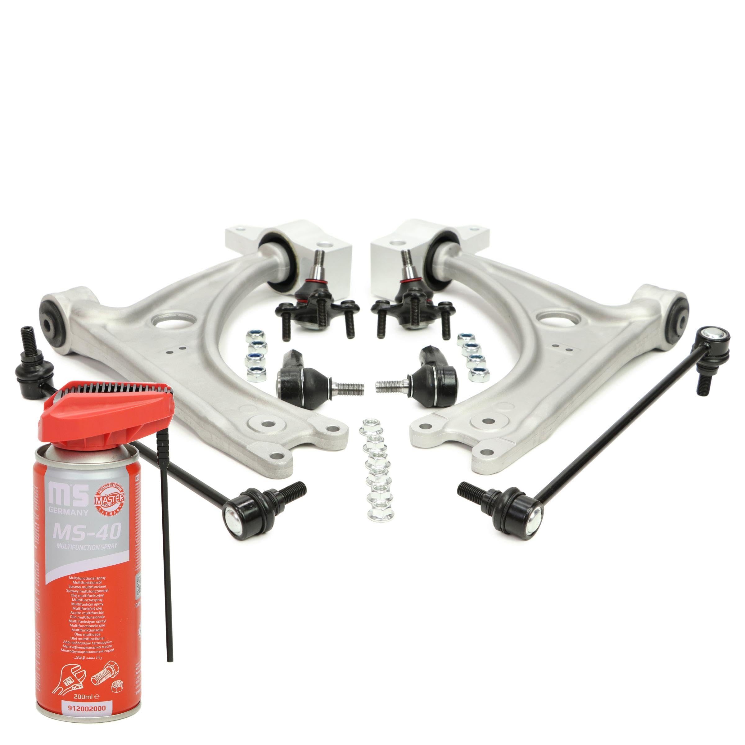36824-SET-MSP Serie/Kit Kit braccio oscillante Sospensione ruota Anteriore 200ml