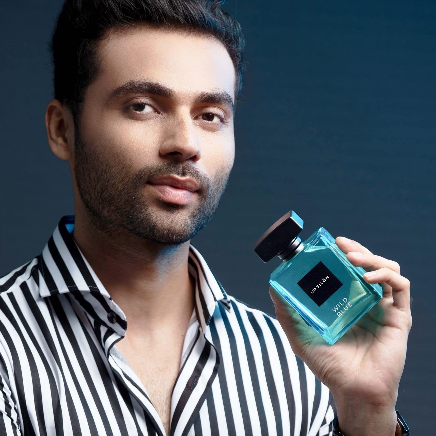 Upsilon WILD BLUE Perfume For Men 100ml | Luxury Perfume | 6 Hours Long Lasting Smell For Man | Double distilled 20% Concentration | Everyday Fragrance | Aqua Fresh Eau De Parfum |Premium Gift For Men 3