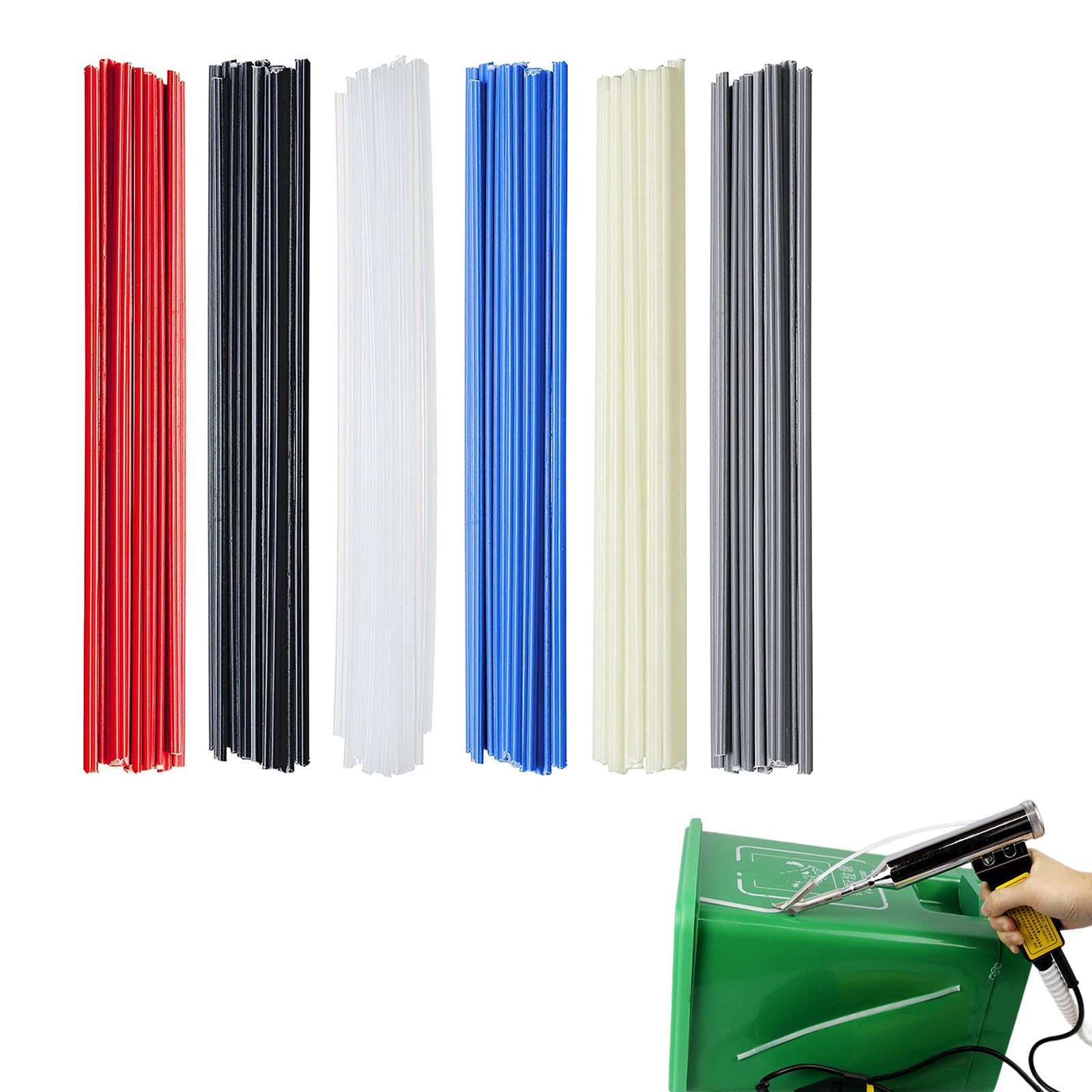 Amazon | Doyime プラスチック溶接棒【60本】カラー溶接棒 20cm長 溶接