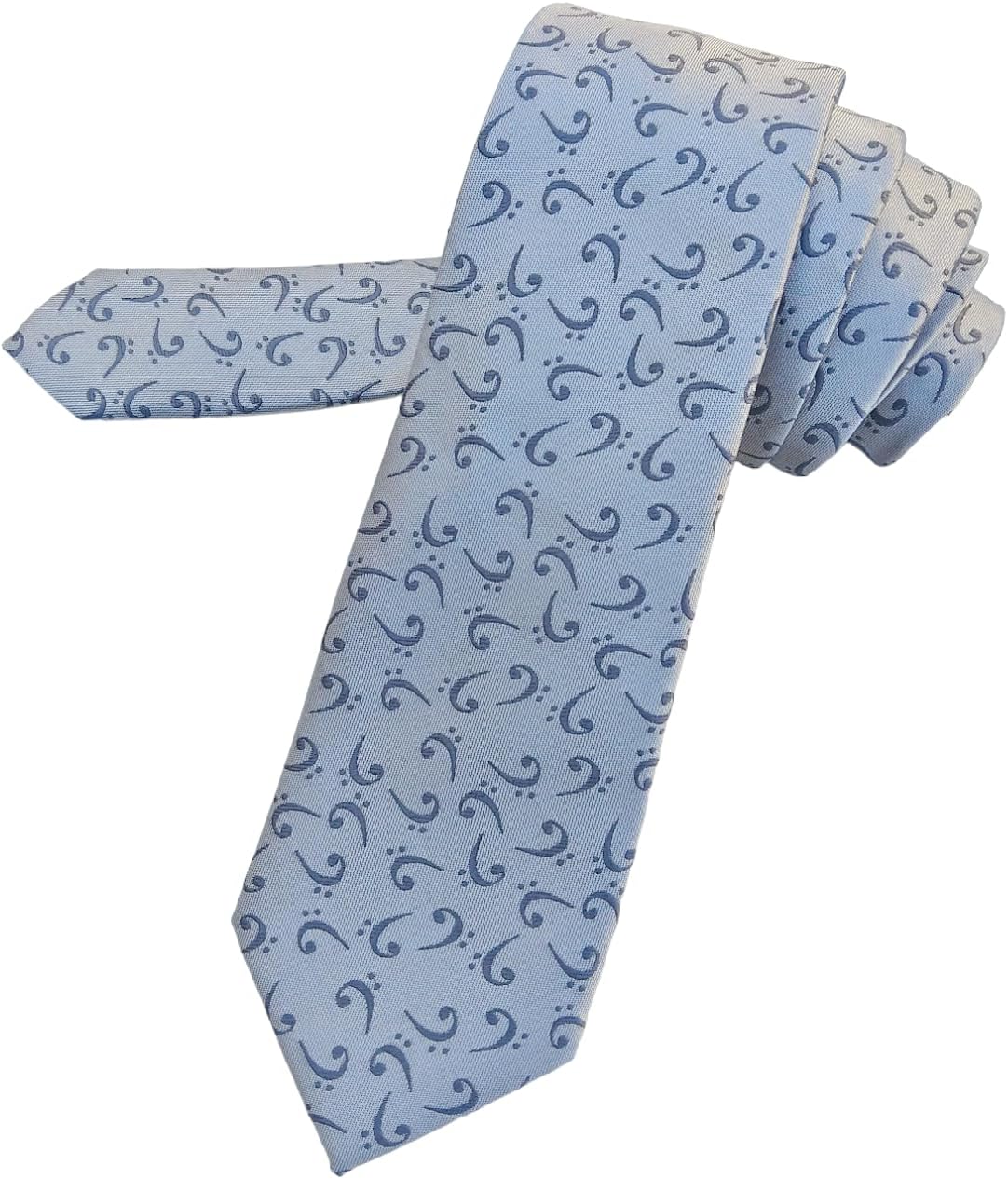 Men's Bass Clef Necktie - Bassist Gift - Bass player, Bassplayer, Musician Gift - Bassist neck tie, Music Gifts for him, Orchestra Tie, Symphony Ties, Conductor