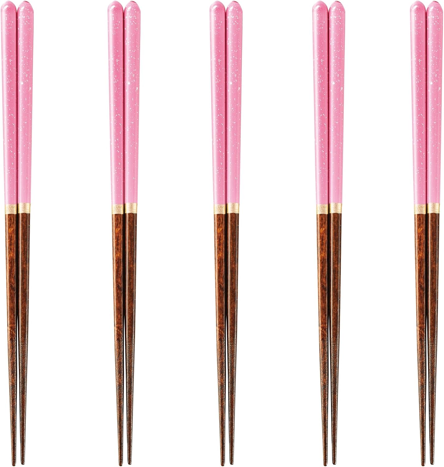 J-kitchens PID593983 Japanese Chopsticks, Set of 5 Pairs, Material: Wood, Chopsticks, Made in Japan