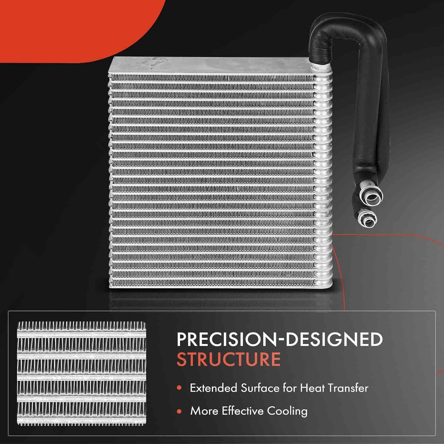 A-Premium Front AC Evaporator Core Compatible with Saab 9-3X 2010-2011 2.0L, 9-3 2003-2011 2.0L, 9-3 2006-2009 2.8L