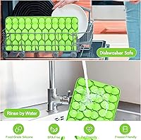 Vista 5 de Alfombrilla Olfateadora de Silicona Mediana para Perros Pequeños y Medianos y Gatos para Ralentizar la Alimentación, Tapete Alimentador Lento