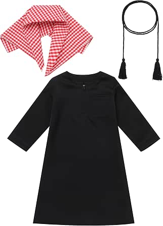 IDOPIP Muslim Baby Boys Ramadan Eid Outfit Kaftan Thobe
