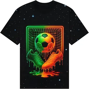 Neon Drip Unisex Crewneck Short Sleeve Streetwear Shirt