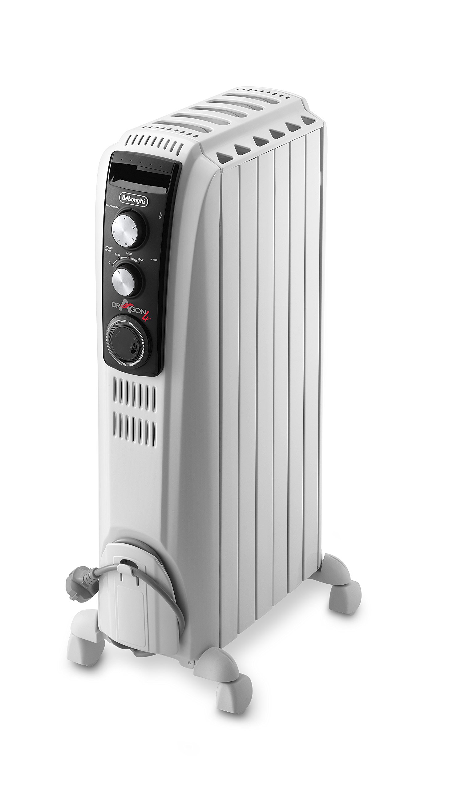 De'Longhi Dragon 4, Portable Oil Column Heater, 1200W, TRD41200MT