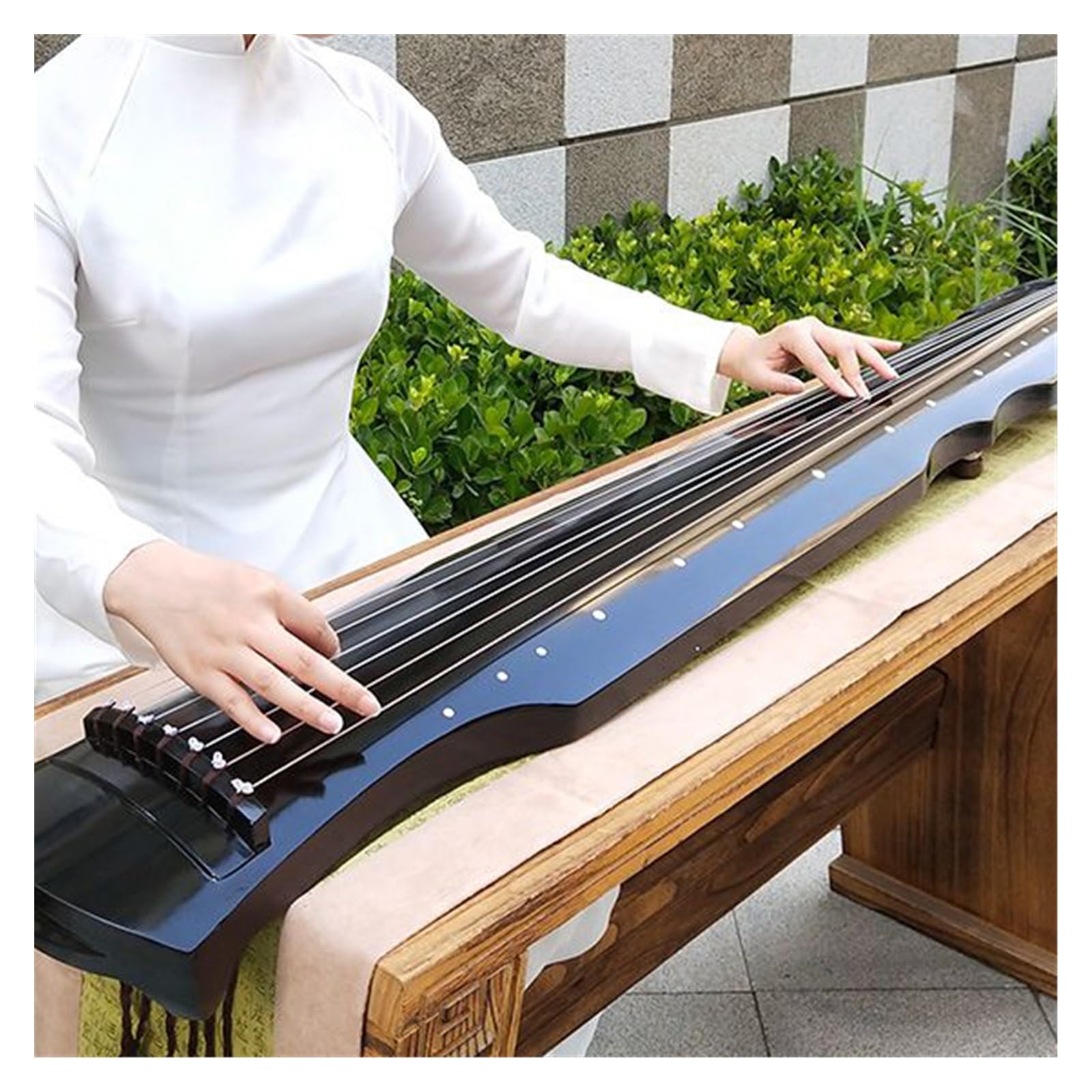 Profesjonalny Instrument Strunowy Guqin Profesjonalny Instrument Strunowy 7 O Długości 123 Cm Wykonany Ręcznie Z Drewna Paulownia