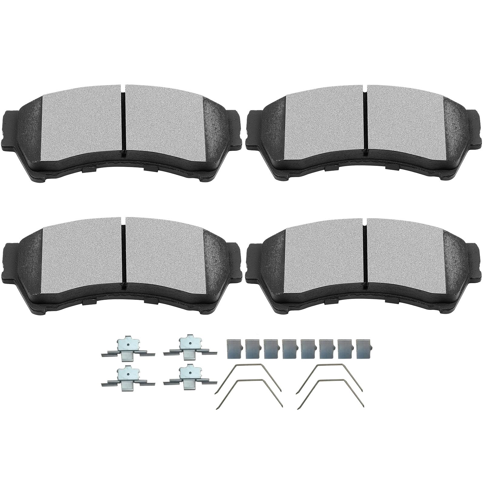 SCITOO D1164 Front Ceramic Brake Pads Sets Fit For Ford For Fusion 2006-2012,For Lincoln MKZ 2007-2012,For Lincoln Zephyr 2006,For Mazda 6 2006-2013,For Mercury Milan 2006-2011