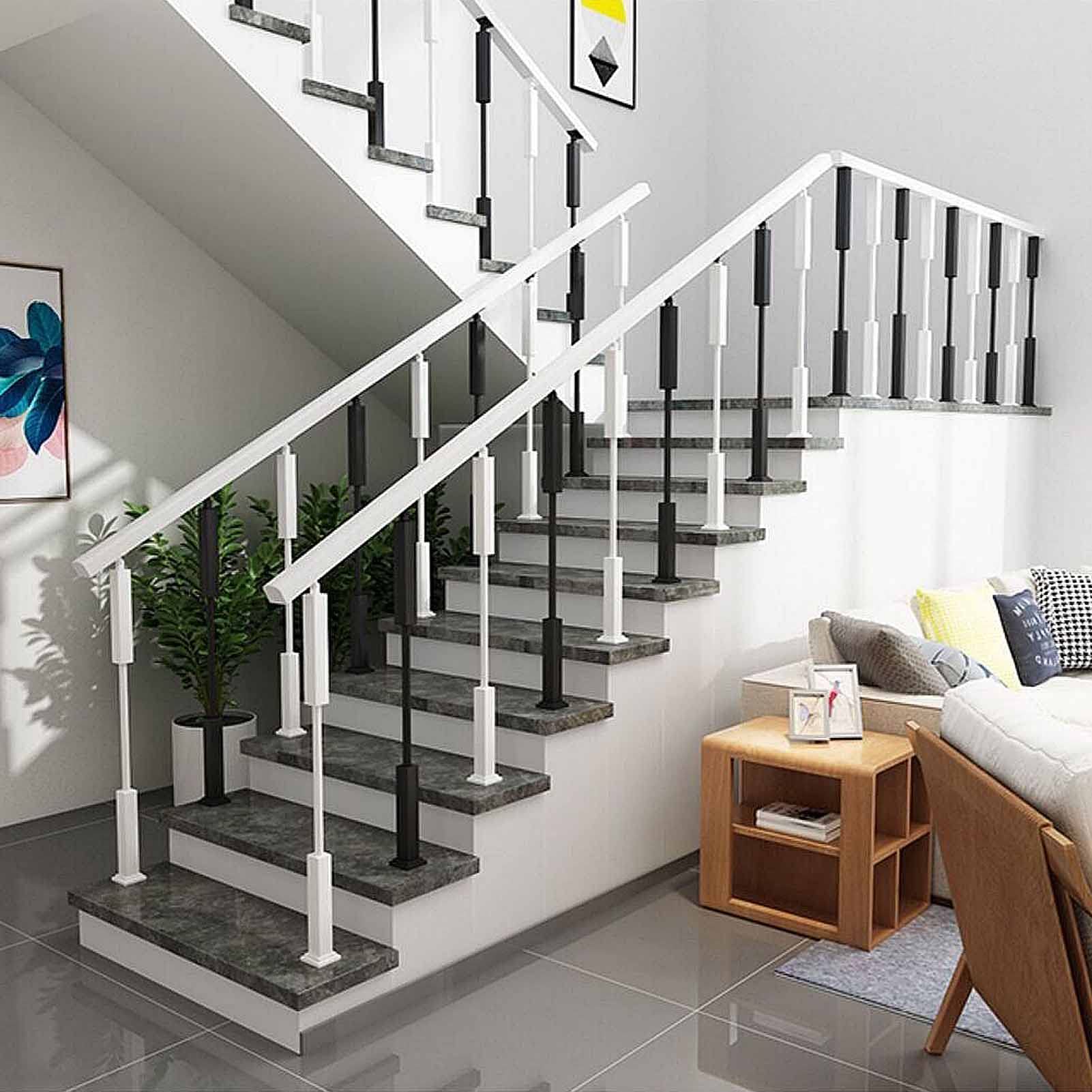 Main courante de sécurité pour sécuriser l'escalier de jardin familial