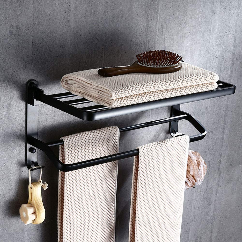 Porta Asciugamani Porta Asciugamani Doppio Pieghevole Accessori Bagno Accessori Per Il Bagno(7 3/8)