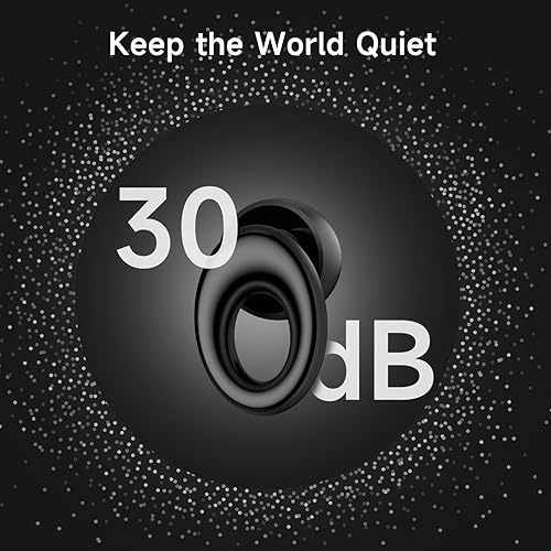 Miniatura 3 de Tapones para los oídos para cancelación de ruido para dormir, tapones para los oídos de concierto con reducción de ruido de 30 dB, tapones de