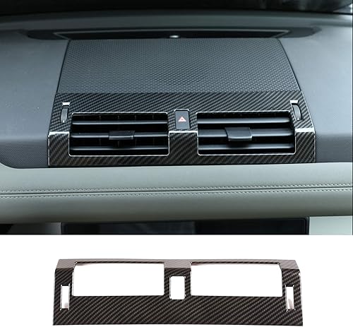 CHEYA Cubierta de ventilación de aire acondicionado para Land Rover Defender 110 2020 (estilo de fibra de carbono)