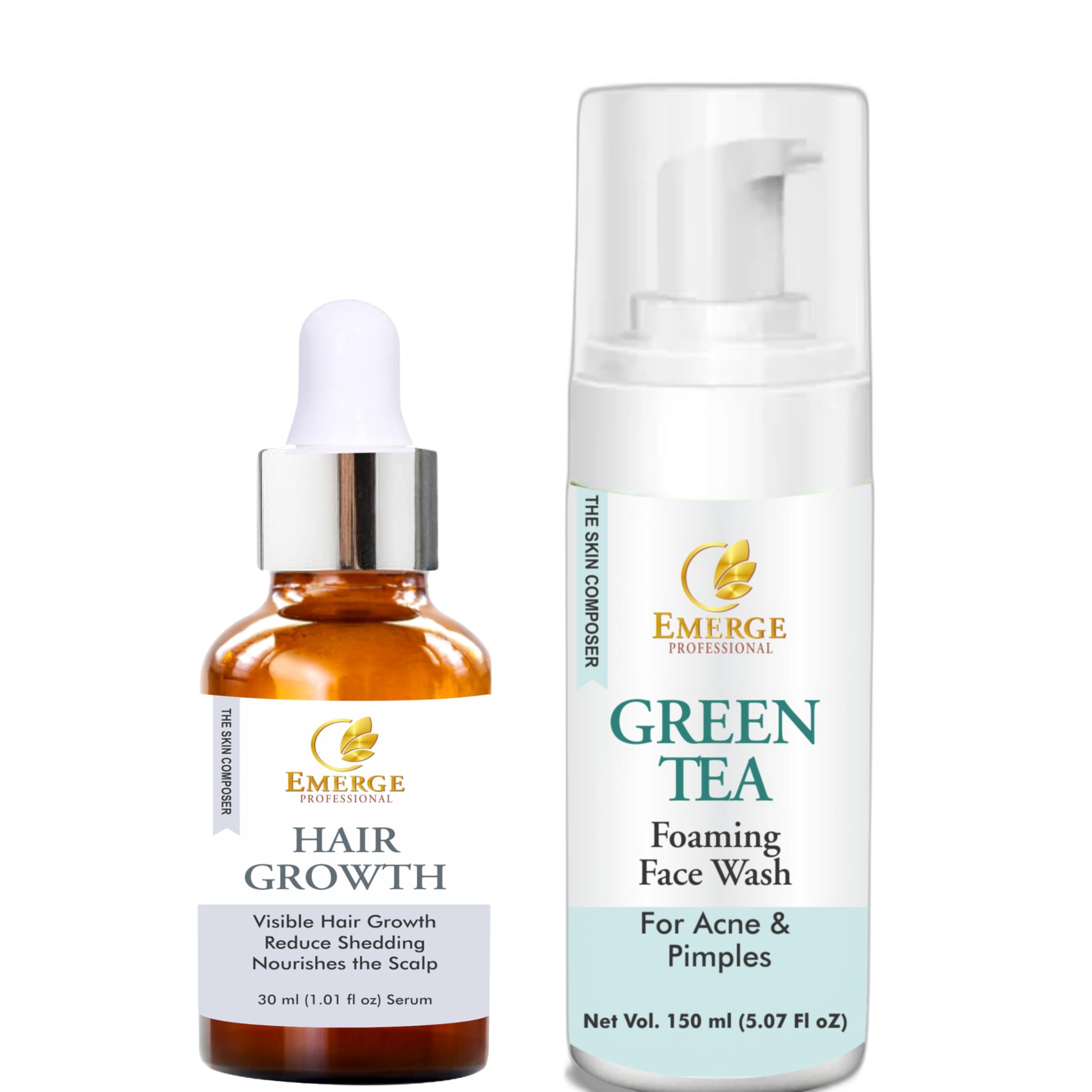 Hair Growth Serum With Redensyl, Anagain, Baicapil, Procapil, Capixyl For Unisex, Redensyl Hair Growth Serum With Green Tea Foaming Facewash Combo Pack-picture-31