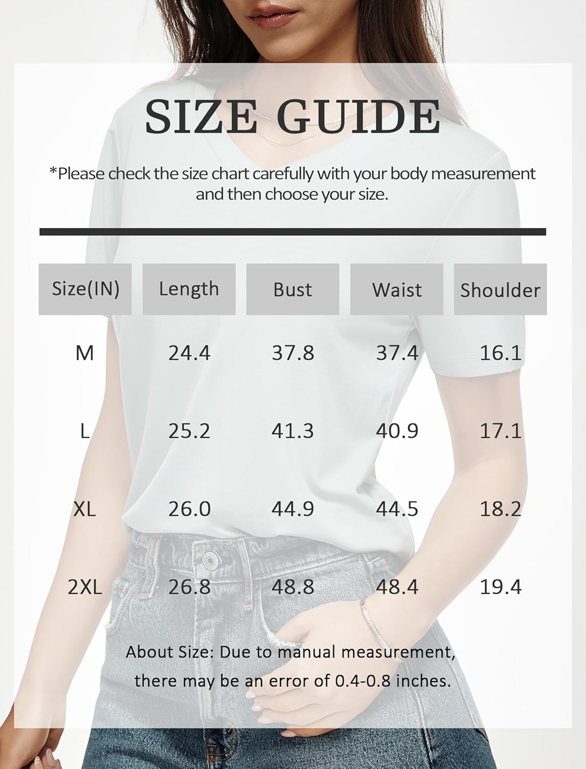 Modal V Neck Loose Fit T-Shirts for Women Short Sleeve Summer Tees Tops Fashion 2025 Trendy Soft Clothes - Image 6