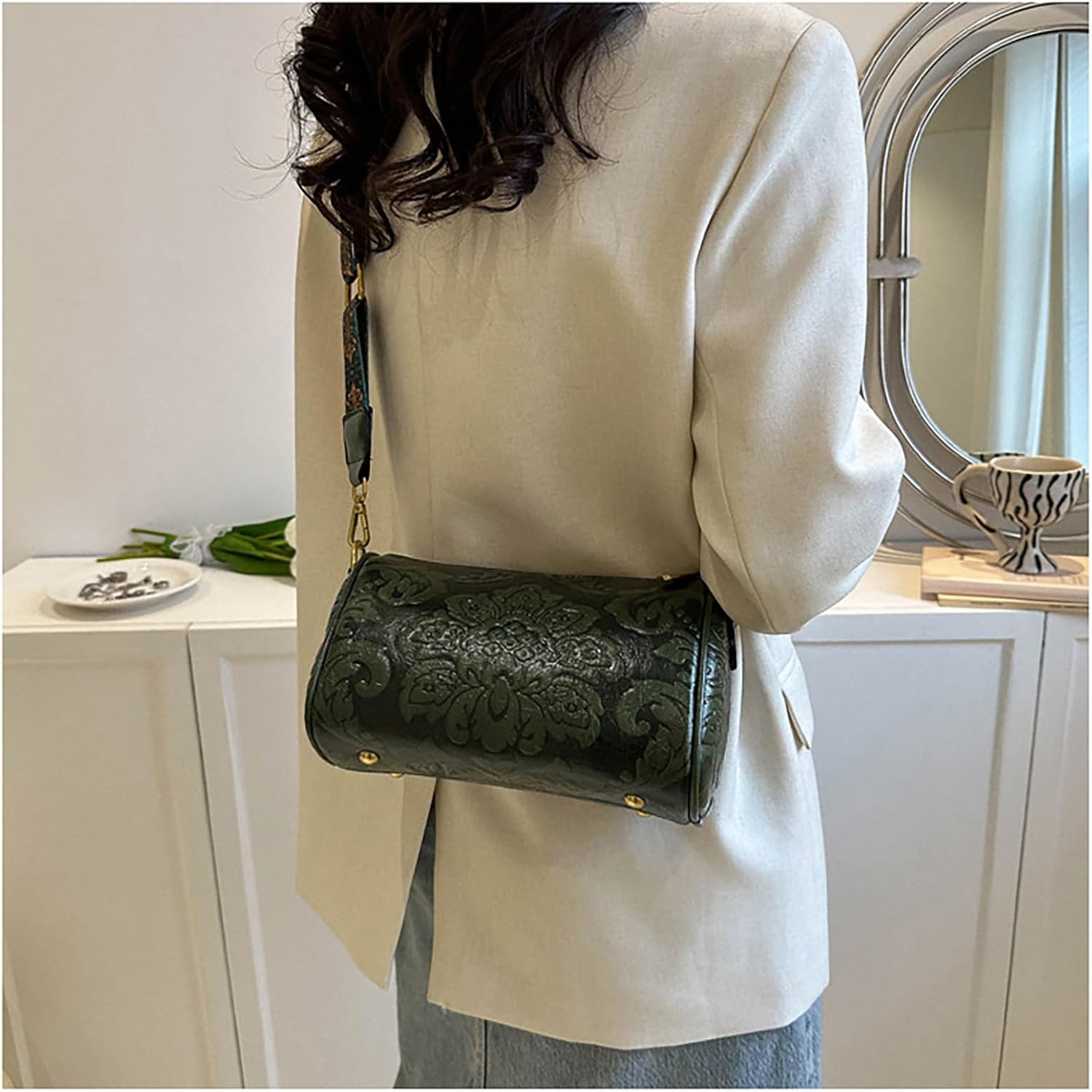 Small Crossbody Bag for Women Trendy Wide Strap Shoulder Bags Design Shoulder Cluth Purse Bag and Handbag