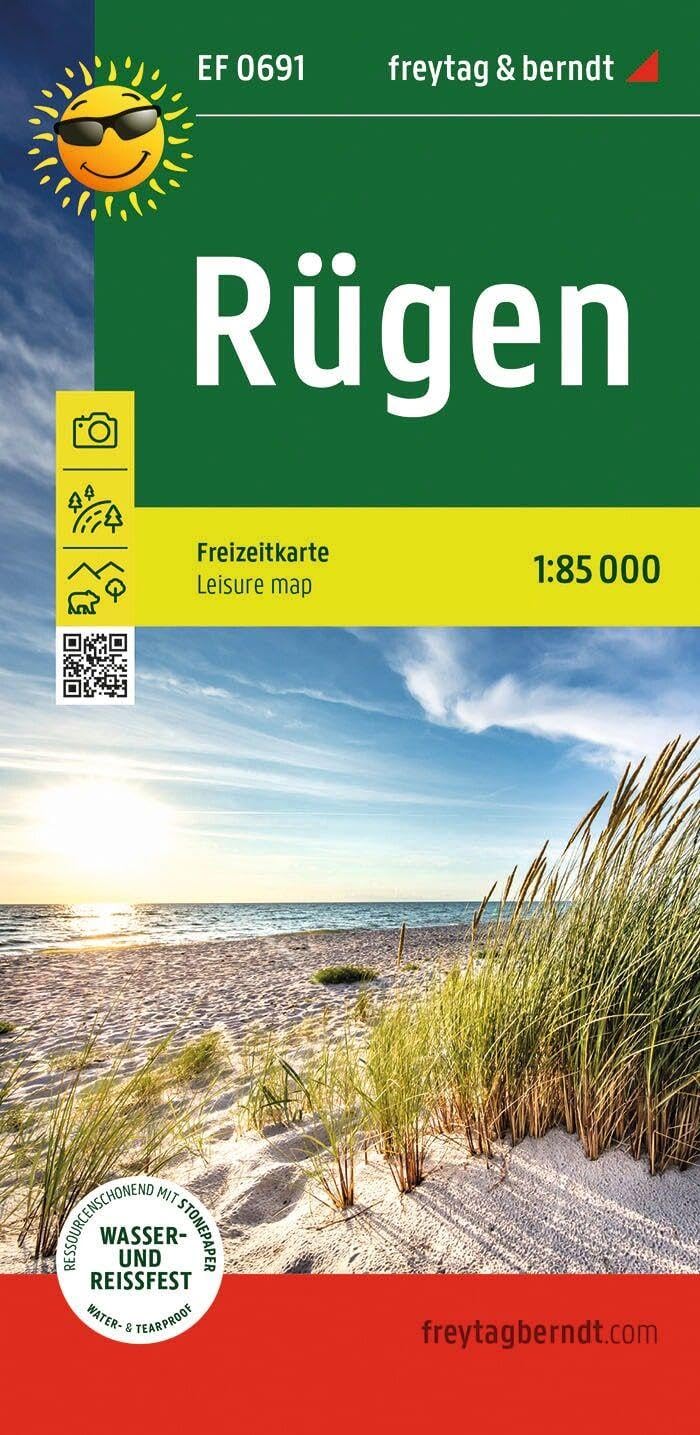 Rugen Leisure Map 1:85,000 map: 1:85,000 scale: EF0691 (Erlebnisfuhrer)